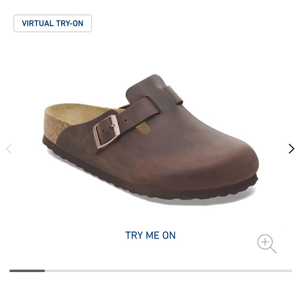Birkenstock Brown Leather Mules